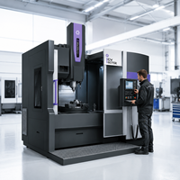 Machine à alésage et tournage de précision industrielle CV 6070E pour tour CNC vertical
