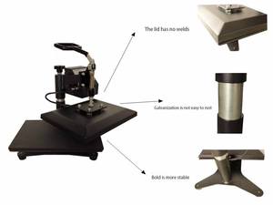 <span class=keywords><strong>Machine</strong></span> d'impression à tête secouante manuelle <span class=keywords><strong>Machine</strong></span> d'impression domestique à pressage à chaud à plaque plate haute pression pour le perçage à chaud des bagages - Product Image 6