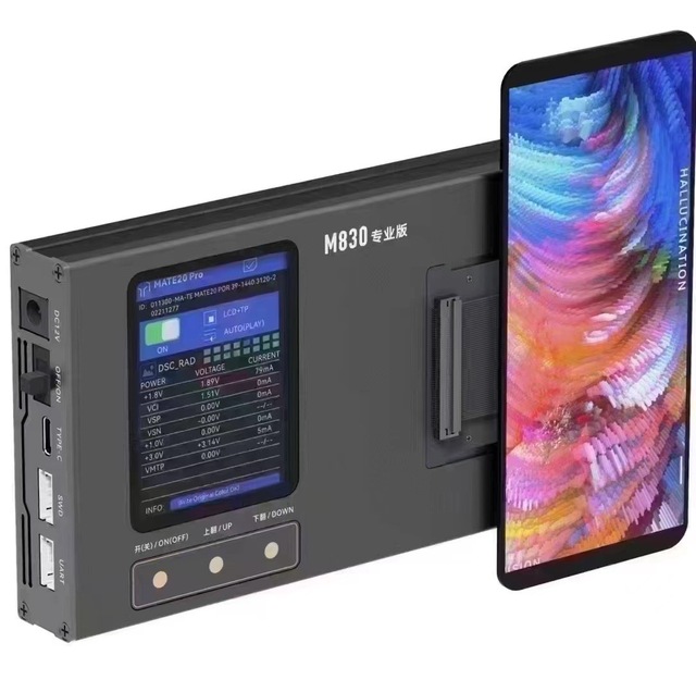 YCX M830 Mobile Phone Display Testing Device with AC 110-240V 1 Year Warranty Metal Construction
