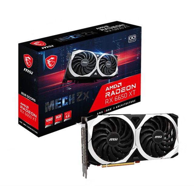 MSI Radeon RX 6650 XT MECH 2X 8G OC Graphics Card