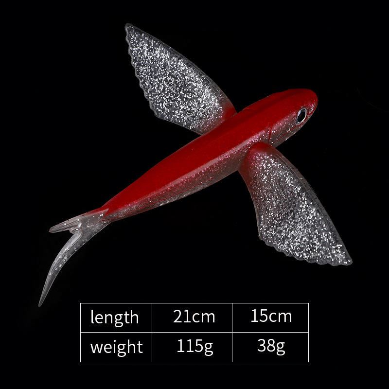 66G 124G Silica Large Lure - Tuna Flying Fish for Sea Angling 66G 124G Silica Large Lure - Tuna Flying Fish for Sea Angling