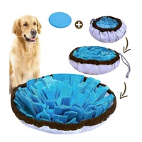Personnalisé 2 en 1 Pet Slow Eating Enrichissement Dog Feeding Mat Pet Dog Snuffle Mat Training Sniffing Mat for Dogs