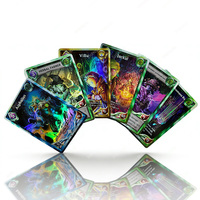 Cartes de jeu TCG holographiques personnalisées de qualité supérieure avec impression UV, texture et estampage à chaud pour collectionneurs et joueurs