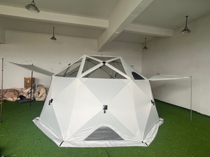 High Quality Foldable Waterproof Oxford Luxury Family Camping Dome <b>Tent</b> Automatic Outdoor Camping <b>Tent</b> - Product Image 3