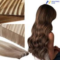 Extensions de cheveux Genius Weft 14-26 pouces, cheveux professionnels pour salons, stylistes, distributeurs, vente en gros