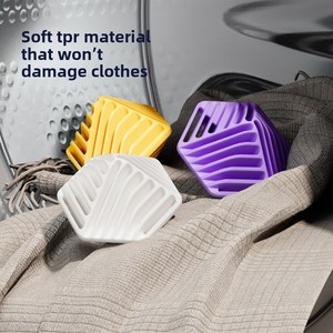 Balle de lavage magique en TPR, anti-emmêlement, puissante, anti-nœuds, durable, réutilisable, pour un nettoyage efficace - Product Image 3