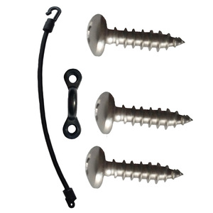 <b>Boat</b> Fitting 6mm X 31cm Stainless Steel Screw <b>Hook</b> Elastic Rope For Repair Replace - Product Image 2