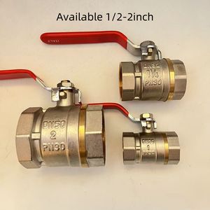 Válvula de bola de latón 1/2 con color cobre para sistema de plomería del hogar - Product Image 4