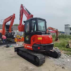 Excavatrice Kubota 163 d'occasion 6,3 tonnes, 95% neuve, prix bas, provenance Japon, mini-pelle d'occasion, matériel agricole à vendre - Product Image 1