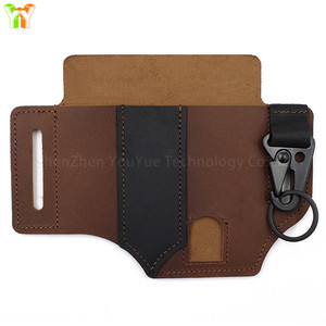 Set di Coltelli EDC in Vera Pelle con Gancio a Aquila, Fondina Pieghevole per Coltello da Cintura e Organizzatore Tascabile per Attrezzi - Product Image 4