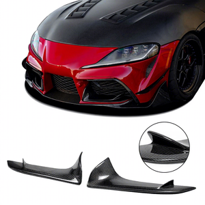 Chaoshenghang Venta al por mayor de fábrica: Embellecedores divisorios de parachoques delantero para <span class=keywords><strong>Toyota</strong></span> <span class=keywords><strong>Supra</strong></span> A90 2020-2024, accesorios de alerones delanteros de ABS - Product Image 4