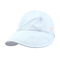 Casquette de baseball réglable pour femme, souple, à large bord, pour le soleil et les voyages en extérieur, avec étiquette tissée personnalisée