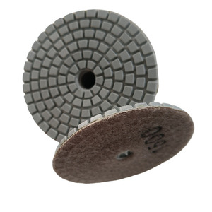 3 Adımlı 4 inç 100mm Elmas Parlatma Pedleri Kaba Taneli 100 Mermer ve Beton Zemin Islak Parlatma Açılı Taşlama Makinesiyle Uyumlu - Product Image 2