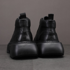 Botas de Trabajo de Cuero Resistentes para Hombre, Botas de Seguridad Industriales con Puntera de Acero para Trabajo Pesado - Product Image 2