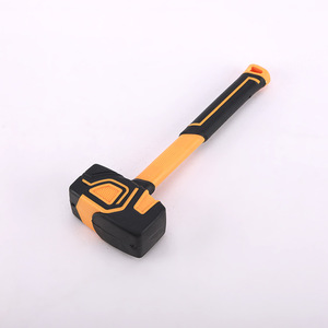 Rubber Mallet <b>Square</b> Head Plastic Handle For Tile Installation Durable Hammer Type 300 400 500 750 1000 - Product Image 2
