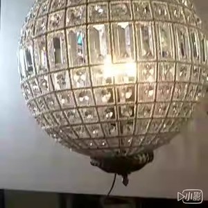 Lustre vintage antique à LED pour salle à manger, décoration de mariage, sphère de cristal de luxe, forme de <span class=keywords><strong>boule</strong></span>, lustre royal en cristal - Product Image 5