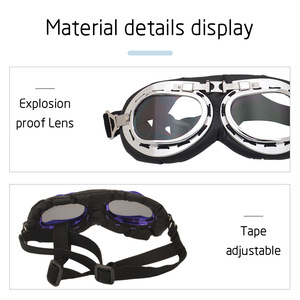 Gafas de Sol para Perros, Protección UV, Antiviento, para Motocicleta, Venta al Por Mayor de Fábrica - Product Image 3