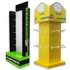 Evcil hayvan dükkanları ve perakende promosyonları için baskılı oluklu kağıt raflı oyuncak ve aperatif teşhir standı - Product Image 5