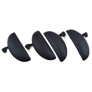 Maniglia esterna per portiera auto anteriore o posteriore, sinistra o destra, per Citroen C1, Peugeot 107, Toyota <span class=keywords><strong>Aygo</strong></span> 1.0 1.4 2005-2014, nero opaco - Product Image 3