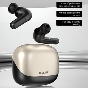 سماعات أذن لاسلكية بتقنية البلوتوث V5.4 مع إلغاء الضوضاء و4 ميكروفونات وصوت ستيريو عميق للرياضة - Product Image 1