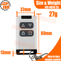 Mando a distancia RF de 4 botones de 433MHz con función duplicadora de código, llavero Universal de diseño minimalista para uso en garaje y puerta
