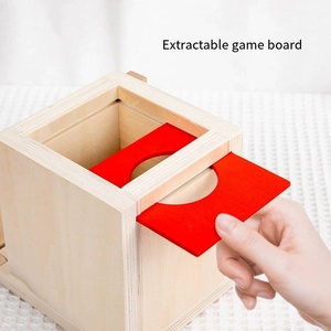 Juguete Educativo Montessori 4 en 1: Caja de Monedas, Bloques Multifuncionales para Encajar, Tirar de Rábanos y Combinar Colores - Product Image 5