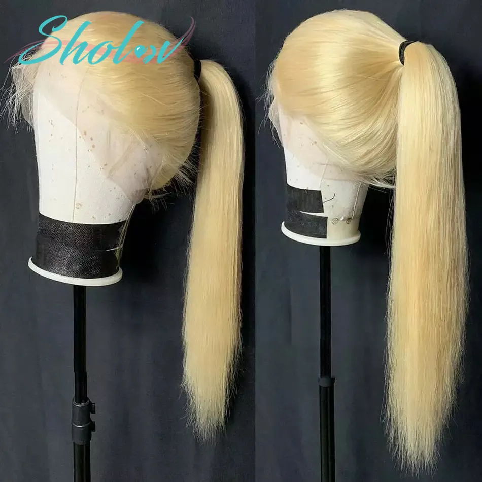 Medium Blonde Lace Front Wig Human Hair Silk Top Ash Blonde Human Hair Full Lace Wig Chinese Hair 360 Lace Wig Human Hair Blonde