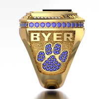 Bague de championnat de football fantastique personnalisée, gravée sur mesure avec le nom de la ligue et l'année, trophée de vainqueur de football fantastique, cadeau