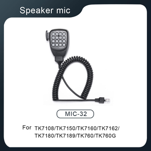 Micrófono <span class=keywords><strong>de</strong></span> Mano con Condensador Anysecu MIC-32, Botón PTT, Teclado DTMF <span class=keywords><strong>de</strong></span> 16 Teclas <span class=keywords><strong>para</strong></span> <span class=keywords><strong>Radio</strong></span> Móvil Walkie Talkie (Conector RJ45 <span class=keywords><strong>de</strong></span> 8 Pines) - Product Image 1