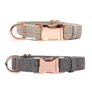 Luxus Custom Verstellbare Hunde leine Hunde halsbänder und Leine Haustier produkte mit <span class=keywords><strong>2</strong></span> Haken Metalls chn allen für Hund - Product Image 3