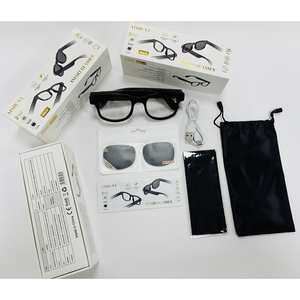 High-Tech Remote Camera Control <b>Wireless</b> Audio Music Player Hands-Free Calling Dual Purpose <b>Bluetooth</b> AI Smart Eyewear Glasses - Product Image 2