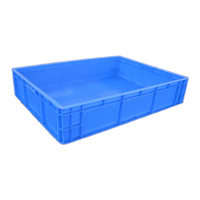 Conteneurs empilables en plastique légers et durables de qualité supérieure, conformes aux normes européennes, avec logo personnalisé HUADU EU86148, pour une utilisation logistique
