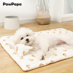 Pawpapa Corée du Sud Importé Cool Fiber Pad M Taille Solide Motif D'été chat <span class=keywords><strong>et</strong></span> Chien Tapis <span class=keywords><strong>De</strong></span> Sommeil - Product Image 1