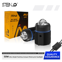 Phares LED laser Senlo M1A Plus Baja Light Style, lampe à large tension pour moto, vélo électrique, accessoires automobiles