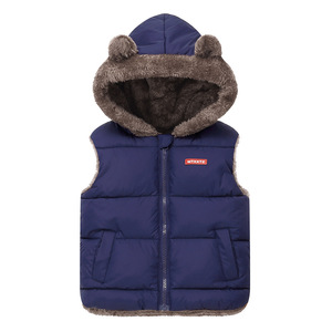 <span class=keywords><strong>Gilet</strong></span> d'hiver pour enfants, nouveau modèle en polaire respirante et imperméable avec capuche et fermeture éclair, style décontracté pour garçons et filles, automne/hiver - Product Image 2