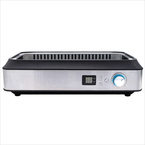 Barbecue électrique multifonction personnalisable, contrôle de la température, acier inoxydable, 2000W, grill à <span class=keywords><strong>raclette</strong></span> pour <span class=keywords><strong>2</strong></span> personnes - Product Image 3