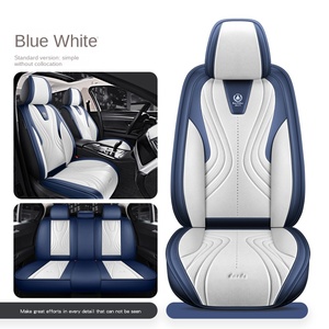 Fundas de Asiento de Coche de PU de Lujo, Impermeables, Antideslizantes, Duraderas, Universales, para Cinco Asientos, para Todas las Estaciones, con Cojines y Almohadas - Product Image 6