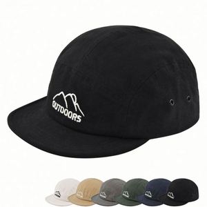 หมวกกีฬากลางแจ้งคุณภาพสูง แห้งเร็ว ทรงแบน ปีกแบน ของแท้ใหม่ หมวก Snapback ปักลาย 3 มิติ แบบกำหนดเอง หมวก Snapback 5 ชิ้น - Product Image 1