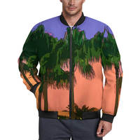 All Over Print Hommes Automne Sports Fans Outdoor Zipper Streetwear Tactical Jacket Bomber Jacket Airforce Flight Pilot Jackets