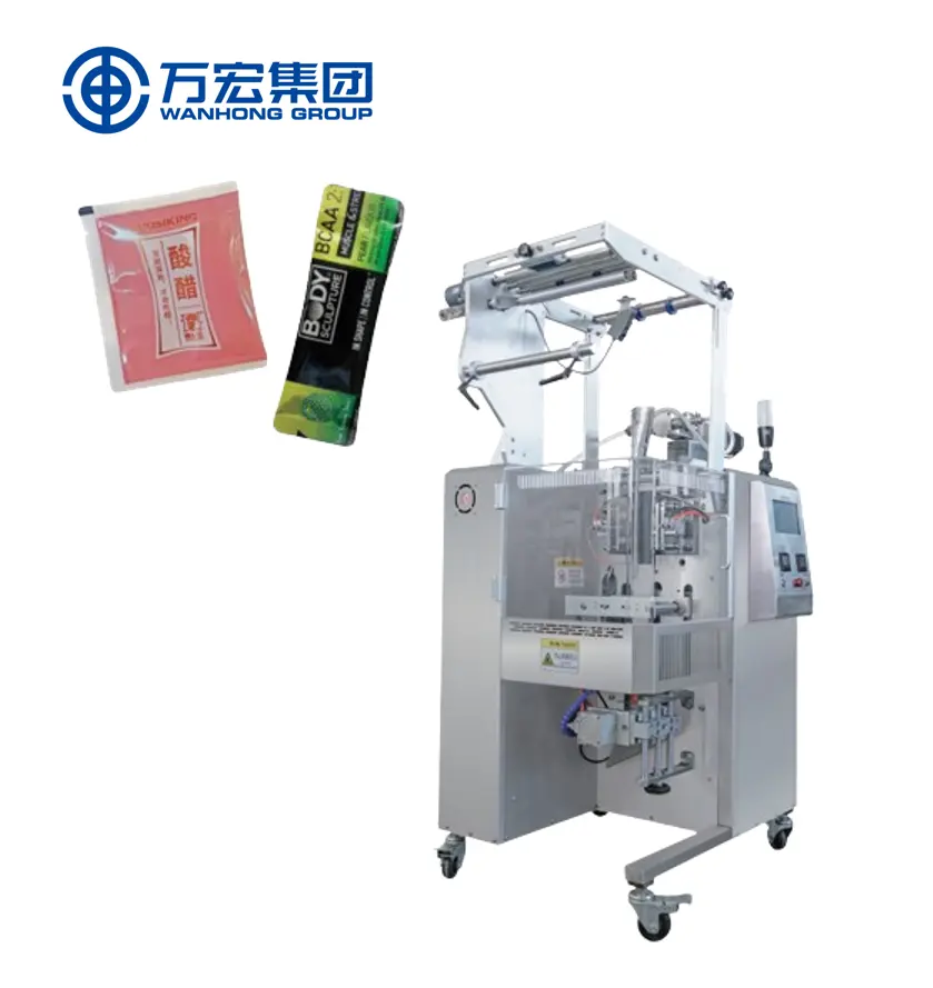 sachet filling and packing machine 3 side seal sachet packing machine machine for counting and packing sachet to bag