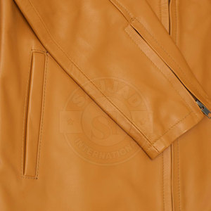 Automne hiver hommes veste en cuir meilleure qualité hommes veste en cuir véritable cuir hommes veste à vendre - Product Image 3