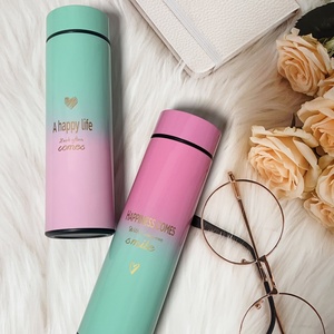 500ml Tazas Termo Flacon Design Moderne Tasse Thermique Verre Verres Motivation <span class=keywords><strong>Inox</strong></span> pour Boire Direct Froid Chaud pour Voiture Camping - Product Image 6