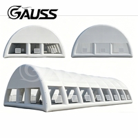 Tente de stockage modulaire gonflable en PVC GT-B31, couleur personnalisée, chapiteau sportif, hall d'exposition, tente pour événements commerciaux avec LED