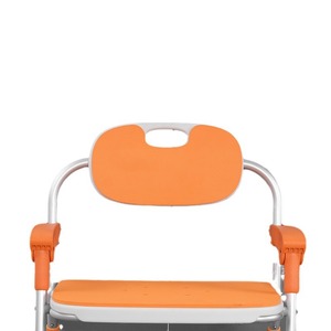 Chaise de douche pliable pour personnes âgées, femmes enceintes, siège de bain antidérapant avec accoudoirs et dossier - Product Image 1