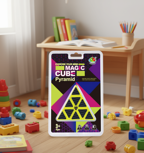 Cubo Mágico Pirámide, Rompecabezas para Mayores de 3 Años, Mini Juguete Unisex de Plástico ABS - Product Image 2