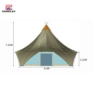 Hôtels haut de gamme en pleine nature tentes tourisme de plein air <span class=keywords><strong>vacances</strong></span> Camping séjours chez l'habitant de luxe grand chapeau de paille maisons équipement de camping - Product Image 6