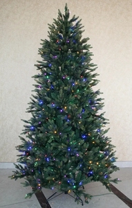 Chất Lượng Cao 7.5 Chân 1200 LED Ấm Trắng Nhân Tạo Cây Giáng Sinh Bán Hàng Trực Tiếp Từ Nhà Sản Xuất-Polyethylene Cây Giáng Sinh - Product Image 4