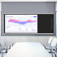 Pizarra Interactiva EIBOARD OEM ODM K12 para Escuelas Secundarias y Preparatorias, 94 Pulgadas, 4K LCD, Antideslumbrante, Pantalla Táctil de 20 Puntos, Android