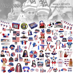 Doigt en mousse imprimé avec le drapeau américain et logo personnalisé 2026, main de soutien avec logo, main de soutien joyeuse avec applaudissements - Product Image 6