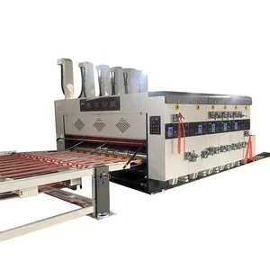 ZHENHUA 1226 Machines de fabrication d'emballages en papier ondulé Machine de découpe de rainurage d'impression de boîtes en carton